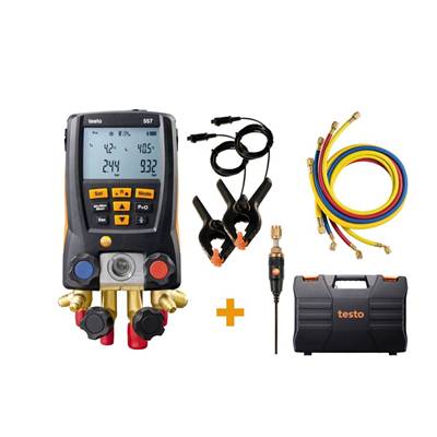 testo 557 Bluetooth Vacuo-manomètre professionnel 4 voies