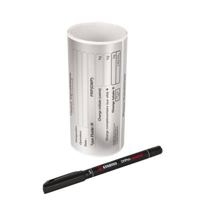 ROULEAU DE 50 ETIQUETTES SIGNALETIQUE 70X130MM