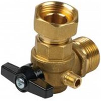 VANNE DEPART CHAUFFAGE avec piquage disco 