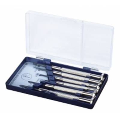 COFFRET DE 6 TOURNEVIS HORLOGER