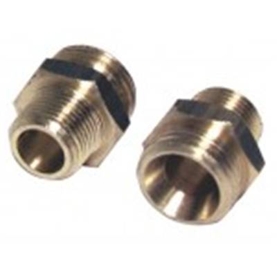 NIPPLE FIOUL - M3/8" CONIQUE x M3/8" (X2)