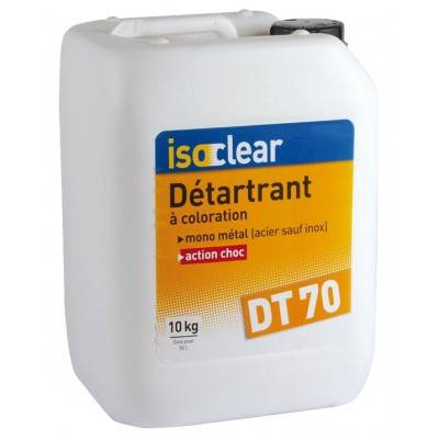 DETARTRANT ACIER 10 Kg - DT70 - A COLORATION