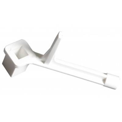 CLEF POUR REOUVERTURE COFFRET GAZ et ROBINET ¼ DE TOUR