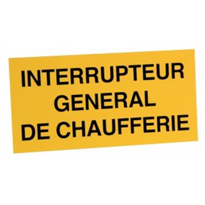 ETIQUETTE INTER GENERAL